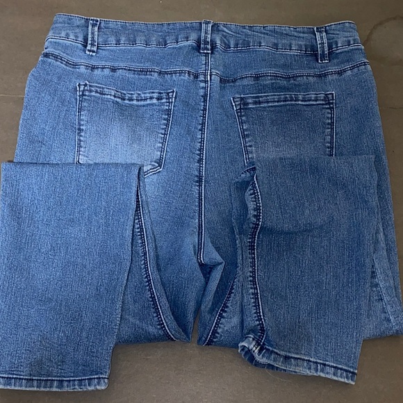 d. jeans Women's Size 16 Classic Blue Denim Jeggings - Picture 5 of 12